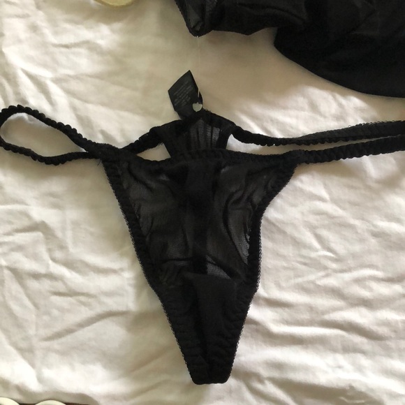 Fantasies by Morgan Taylor Babydoll + Thong Set - Picture 3 of 7